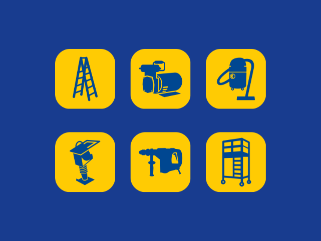 Outros equipamentos disponíveis para locação